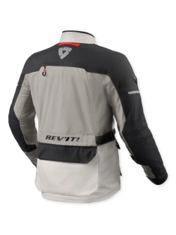 Kurtka motocyklowa tekstylna REV’IT! Outback 5 H2O szaro-czarna