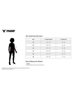 Spodnie cross dziecięce Thor Sportmode Synth niebieskie