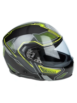 Kask szczękowy Klim GT1 Expedition Encrypted czarno-szaro-żółty