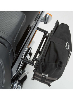 Zestaw sakw bocznych LEGEND GEAR LC1 Black Edition ze stelażami do HARLEY-DAVIDSON Dyna Fat Bob (FXDF) (08-17) [pojemność: 2 x 9,8 L]