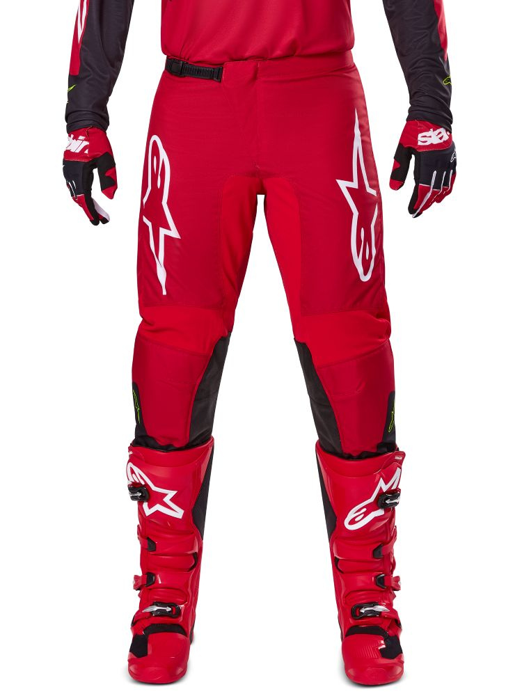 Spodnie cross Alpinestars MX Fluid Haul czarno-czerwone