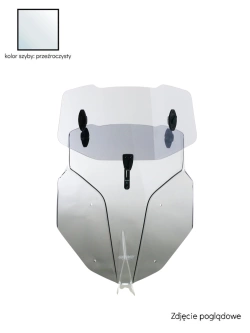 Szyba motocyklowa MRA "VXCM" BMW S 1000 XR (24-) przezroczysta 