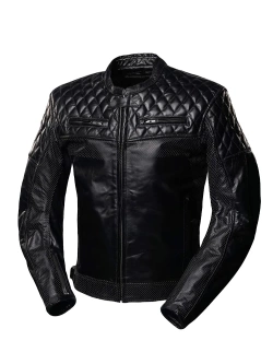 Kurtka motocyklowa skórzana 4SR Scrambler Petroleum II czarna