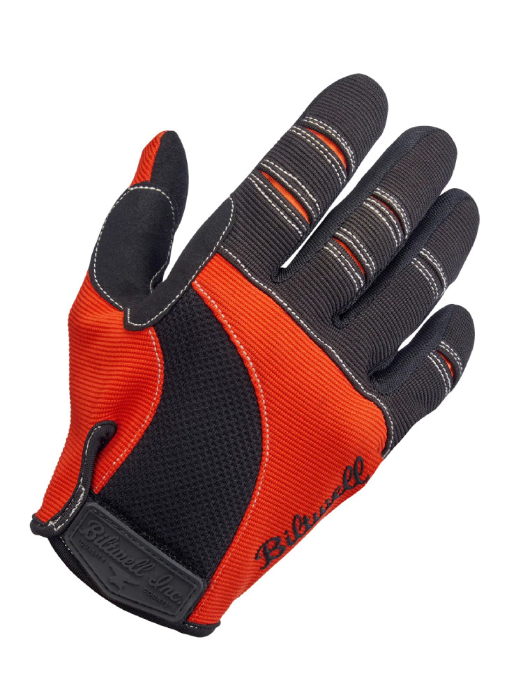 Rękawice cross Biltwell Moto czarno-pomarańczowe