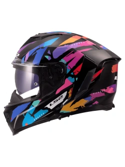 Kask integralny LS2 FF818 Storm III Kaos niebiesko-fioletowy