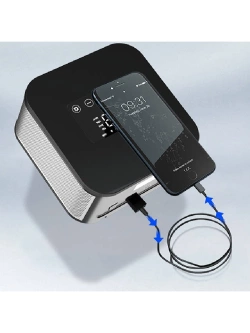 Przenośny kompresor FreedConn T2300-2 z wyświetlaczem LED