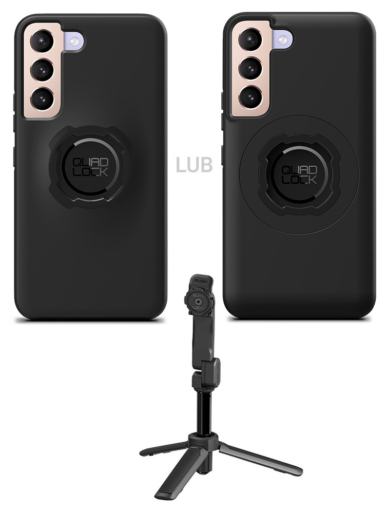 Zestaw: etui na telefon Samsung Galaxy S22 oraz statyw/ selfie stick Quad Lock