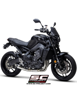 Pełny uklad wydechowy SC-Project S1 stal nierdzewna - Yamaha MT-09 (21-)