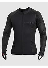 Koszula motocyklowa z ochraniaczami Pando Moto Shell UH 03 czarna