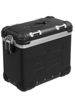 Kufer boczny z anodowanego aluminium czarny ZEGA Evo Touratech "And-B" (38L) lewy