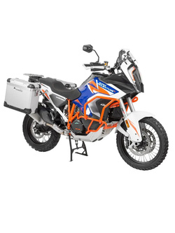 Zestaw: kufry boczne srebrne "And-S" Zega Pro + stelaże srebrne Touratech KTM Super Adventure 1290 S/R (21-24) [poj.: 31+38l]