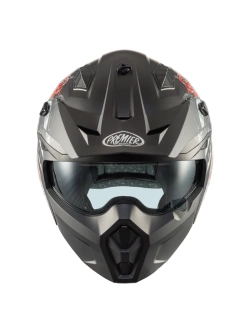 Kask szczękowy Premier Subverter DB 9 BM czarno-biało-czerwony