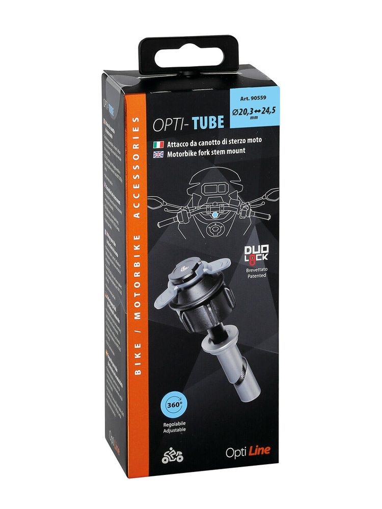 Mocowanie do sztycy widelca o średnicy 20,3-24,5 mm Lampa Opti Tube