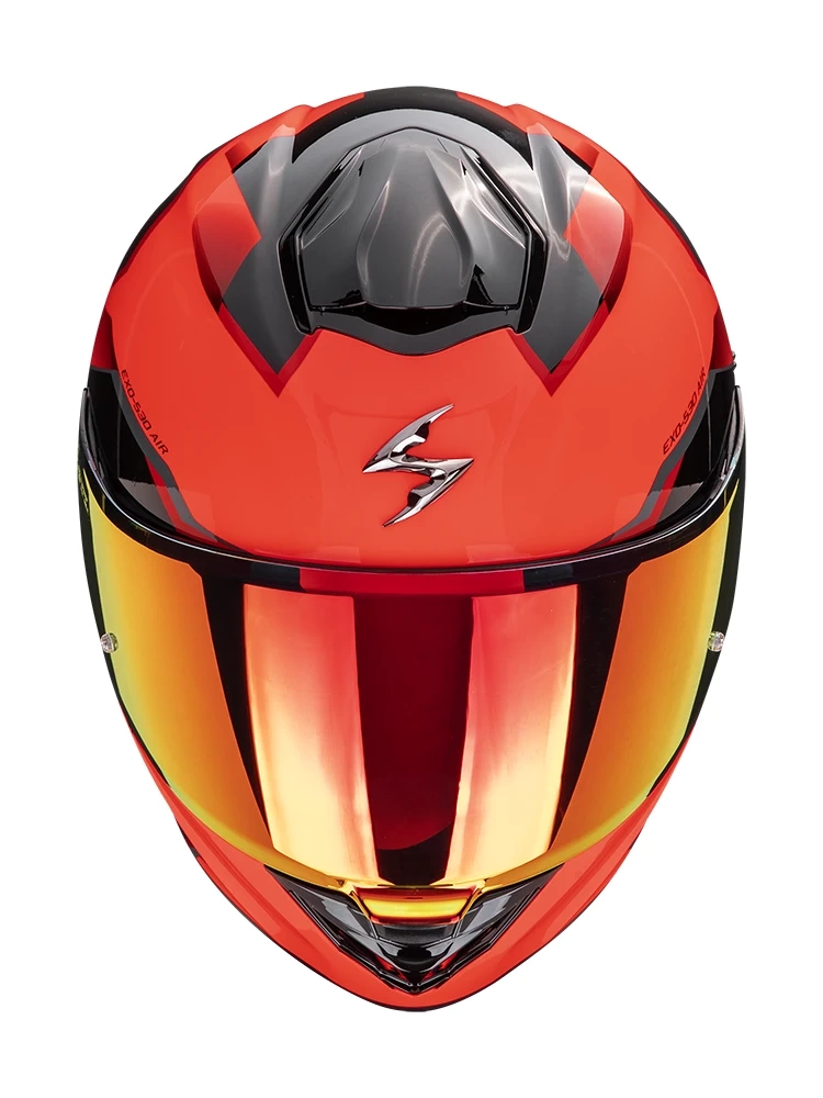 Kask integralny Scorpion EXO-530 AIR Clip czerwono-czarny