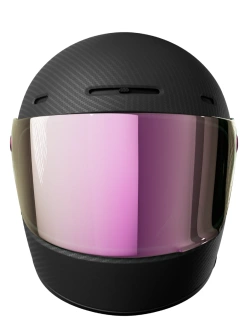 Kask integralny John Doe One Frozen Carbon czarny