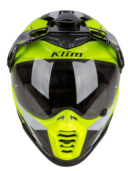 Kask integralny Klim Krios PRO Karbon czarno-fluo żółty