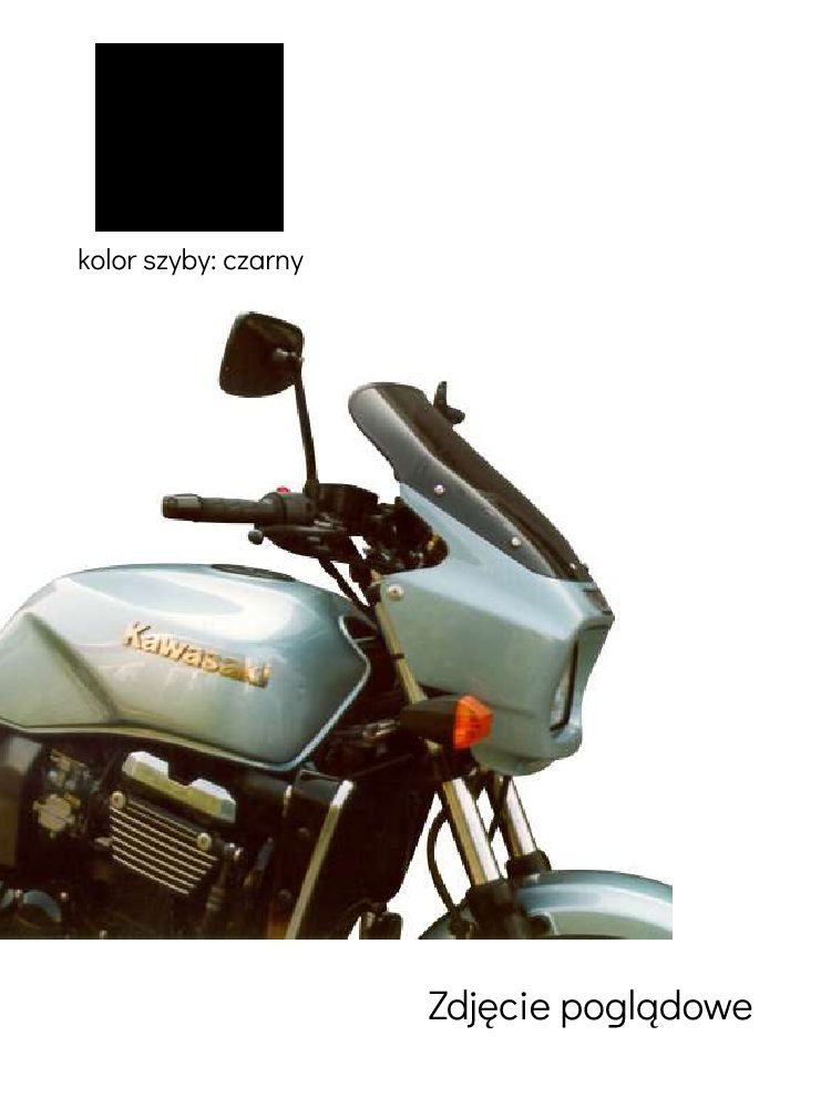 Szyba motocyklowa MRA Touring "T" Kawasaki ZRX 1100 (97-01)/ 1200 R (01-19) czarna