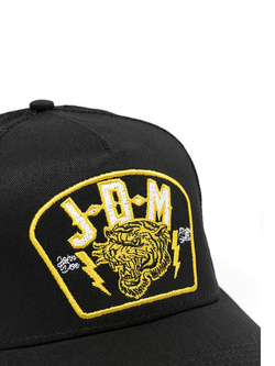 Czapka z daszkiem John Doe Tiger czarno-żółta