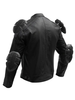 Kurtka motocyklowa skórzana Broger Legend czarna