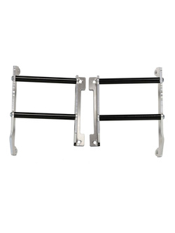 Osłony chłodnicy AXP Racing Gas Gas, Husqvarna, KTM (wybrane modele) srebrne