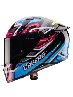 Kask integralny Caberg Avalon X Brama czarno-różowo-niebieski matowy
