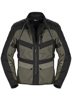Kurtka motocyklowa tekstylna Spidi RW H2Out czarno-szaro-zielona