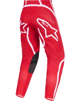 Spodnie cross Alpinestars MX Fluid Apex czerwono-białe