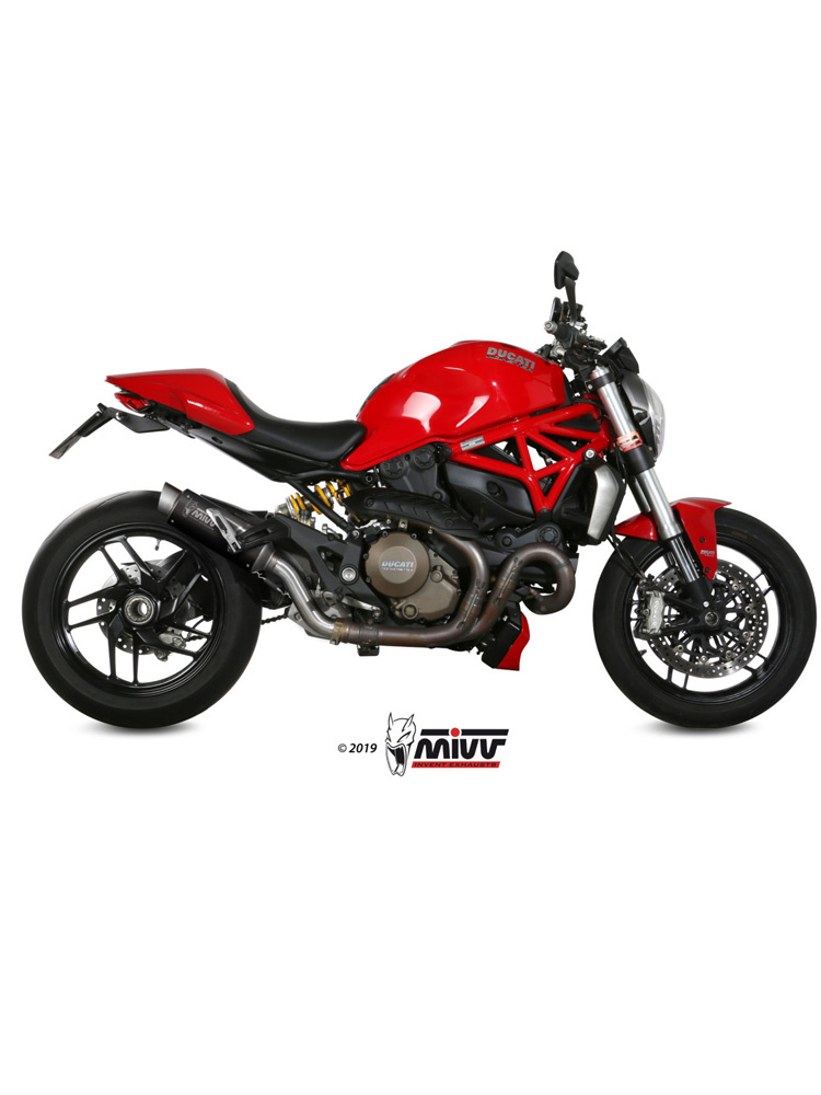 Tłumik motocyklowy Slip-On (GP Pro) MIVV do Ducati Monster 1200 / S (14-16) czarny