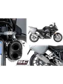Tłumik SC-Project, Adventure, Titanium + Carbon (SLIP ON) - BMW R 1200 R / RS [17-18]