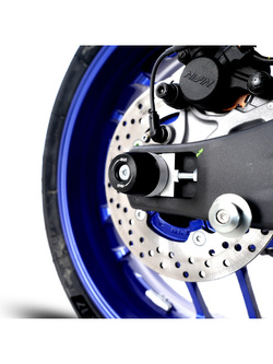 Slidery wahacza R&G Racing Yamaha Tracer 7/ GT (21-) z rolkami APEX Cotton Reels czarne
