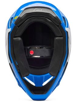 Kask enduro Fox V1 Shield niebiesko-czarny