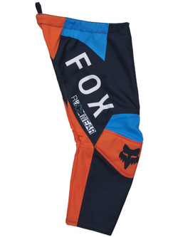 Spodnie cross dziecięce Fox 180 Race Spec Midnight czarno-pomarańczowe
