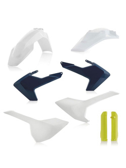 Pełny zestaw plastików Acerbis Husqvarna FE/ TE [17-19] granatowo-biały-fluo