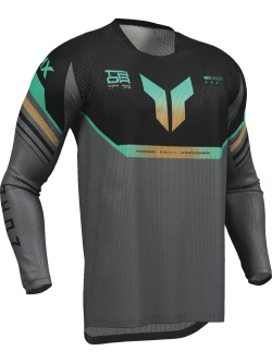 Bluza enduro Thor Launchmode Air Raptor czarno-szara