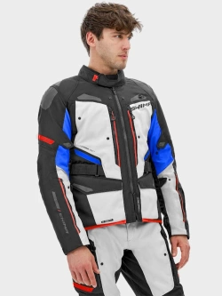 Kurtka motocyklowa tekstylna Shima Dune czarno-niebieska