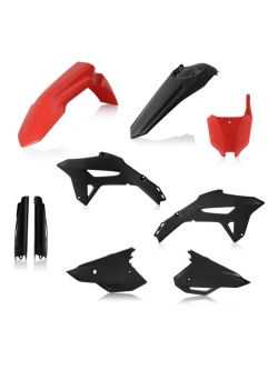 Pełny zestaw plastików Acerbis Honda CRF 250R (22-24)/ 450R (21-24) czarno-czerwony