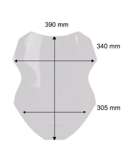 Szyba motocyklowa WRS Sport Yamaha Tracer 7/ GT (25-) przezroczysta
