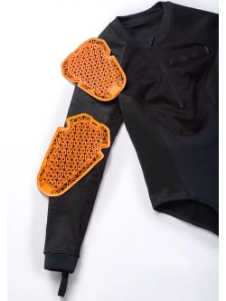 Body damskie z ochraniaczami Pando Moto Bia czarne