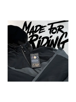 Softshell motocyklowy John Doe XTM V3 szaro-czarny