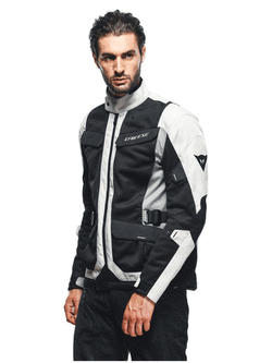 Kurtka motocyklowa tekstylna Dainese Desert Tex szaro-czarna