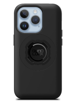 Zestaw rowerowy: etui MAG na telefon iPhone 14 Pro (magnetyczne) + wodoodporny pokrowiec MAG + mocowanie Quad Lock