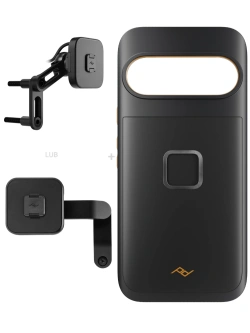 Zestaw na motocykl: etui Peak Design Mobile Gnar do smartfona Google Pixel 10/ Pro z mocowaniem motocykla