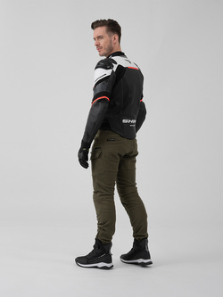 Kurtka motocyklowa skórzana Shima Bandit 2.0 czarno-czerwona