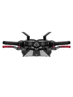 Zestaw regulowanych dźwigni Puig 4.0 Evo z zawiasem 90 stopni [przedłużane] Yamaha MT-03 321 (16-), YZF-R3 (15-18)