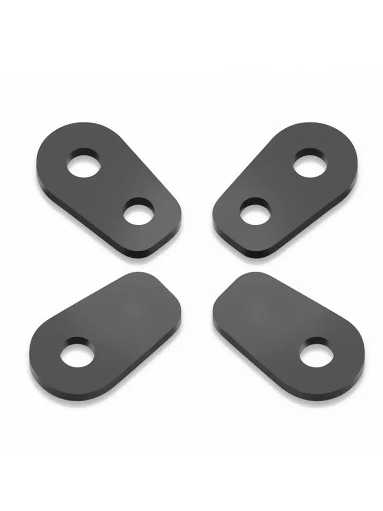 Zestaw montażowy do tylnych kierunkowskazów Rizoma do wielu modeli Harledy-Davidson czarne