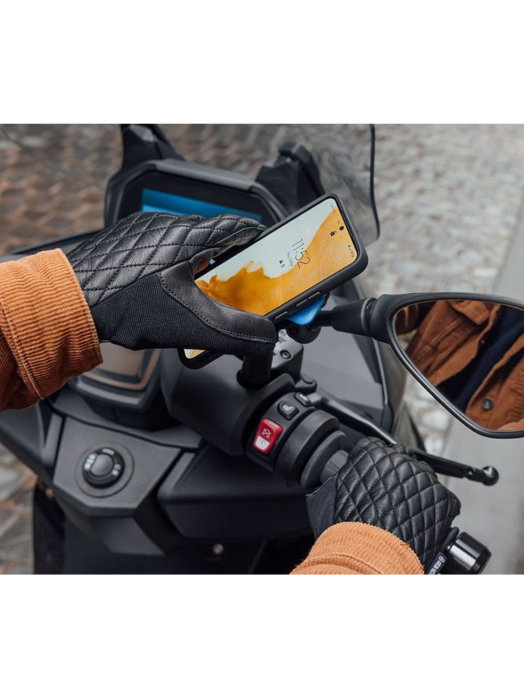 Zestaw na motocykl: etui MAG na telefon Samsung Galaxy S22+ (magnetyczne) + wodoodporny pokrowiec MAG + mocowanie