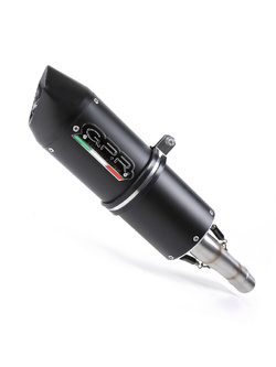 Podwójny Tłumik G.P.R Furore Evo4 Nero [Slip-On, Black Aluminium] - Aprilia Shiver 750 - Gt [07-16]