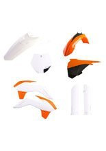 Pełny zestaw plastików Acerbis KTM SX 85 [13-17] biało-pomarańczowy