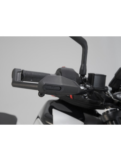 Osłony klamki hamulca i sprzęgła z osłoną przed wiatrem SW-Motech Aprilia/ Honda/ KTM/ Ducati/ Yamaha (wybrane modele) czarny