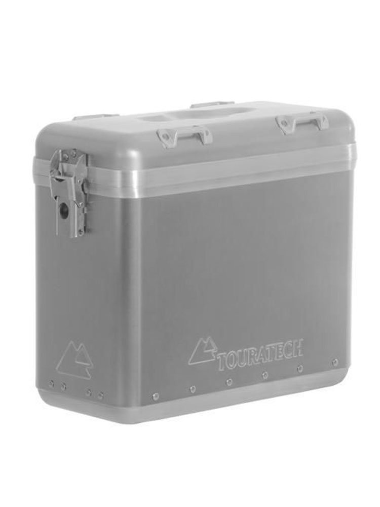 Kufer boczny aluminiowy Touratech Zega Mundo srebrny (31L)